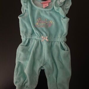 Juicy Couture Aqua Romper with Bow